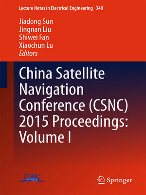 cover image of China Satellite Navigation Conference (CSNC) 2015 Proceedings